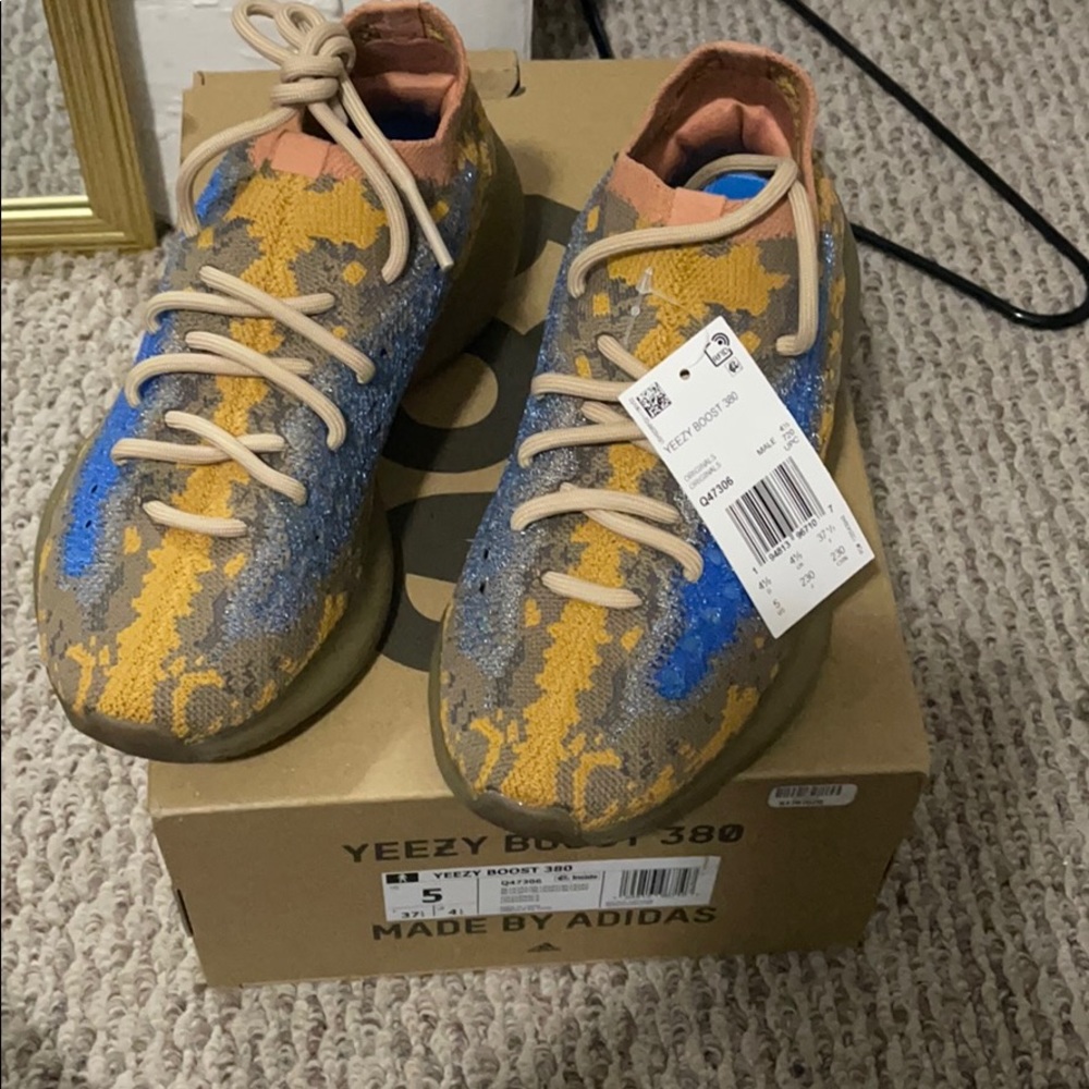 Authentic Yeezy Boost 380 Bluoat